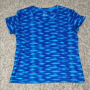 Made for Life Blue Fitted Short Sleeve Tee